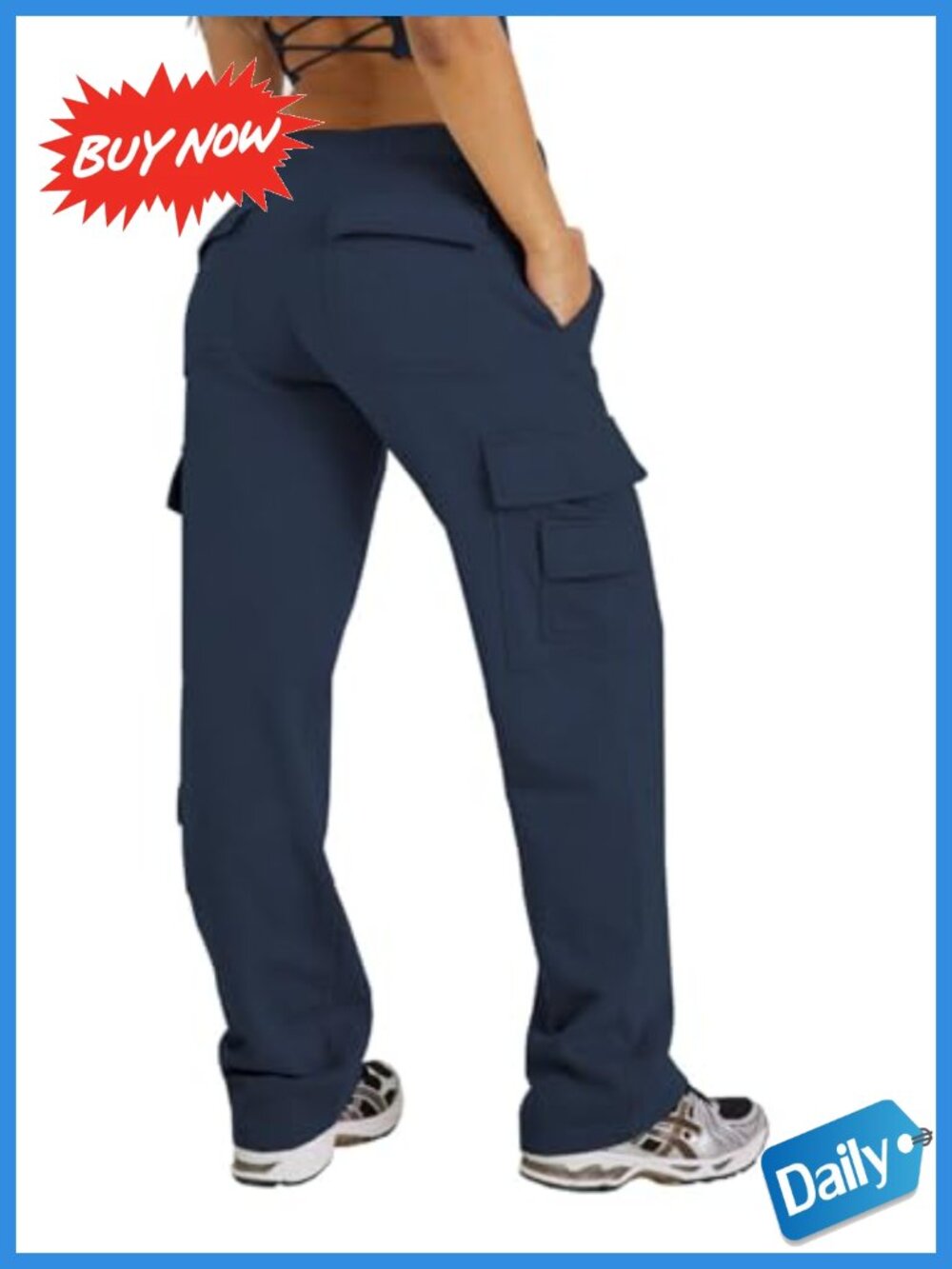 Cargo Sweatpants Baggy Jogger Y2K Athletic Wide Leg with Pockets